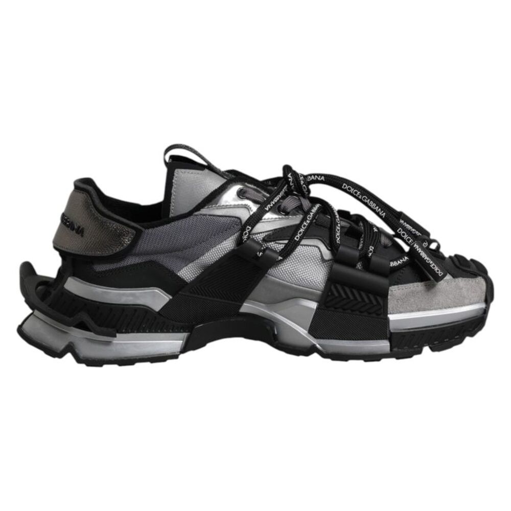 Dolce & Gabbana Multicolor Panelled Space Sneakers Men L-39 R-39.5 Men's Shoes